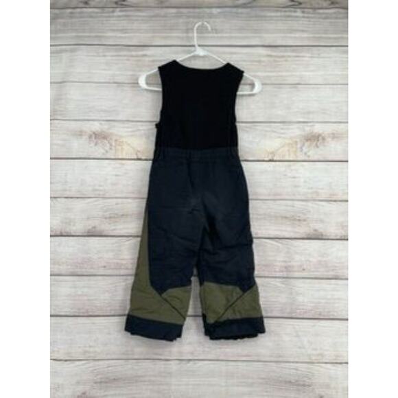 Obermeyer Extreme Explorer Snow Bib Kids Preschool 4 Green Black‎ - Picture 2 of 10
